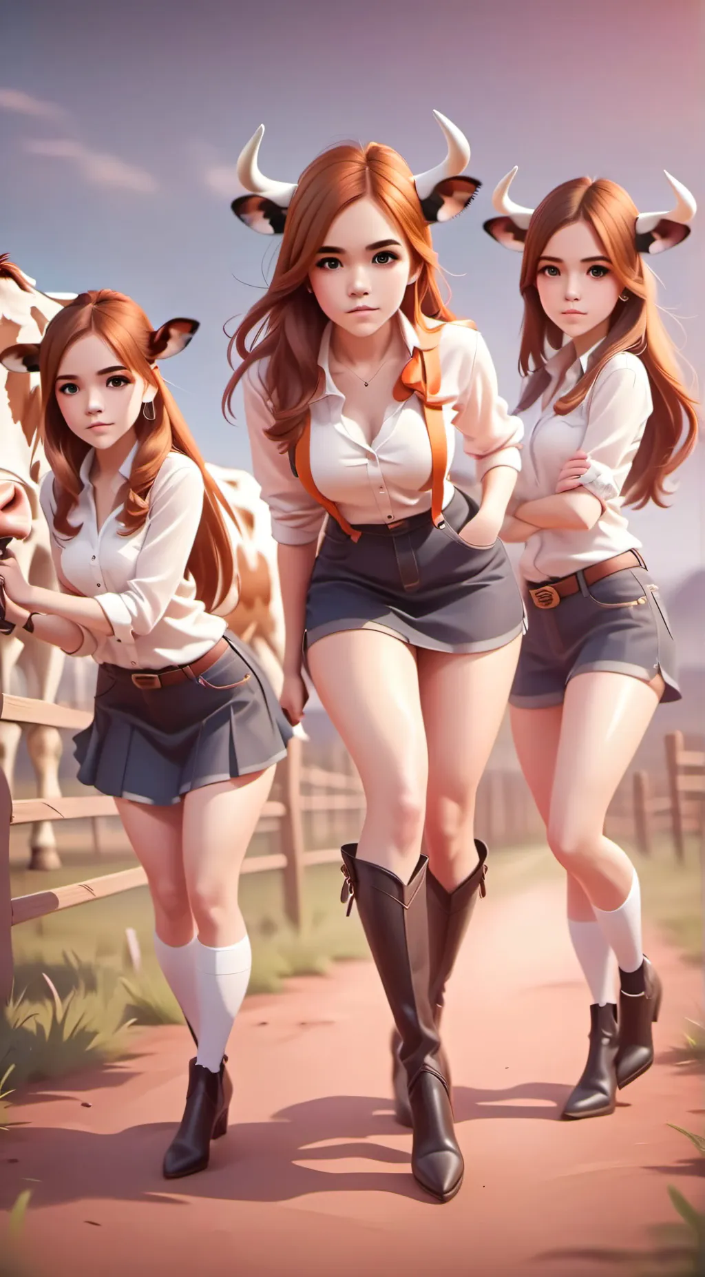 Talkie AI - Chat with 3 cowgirls