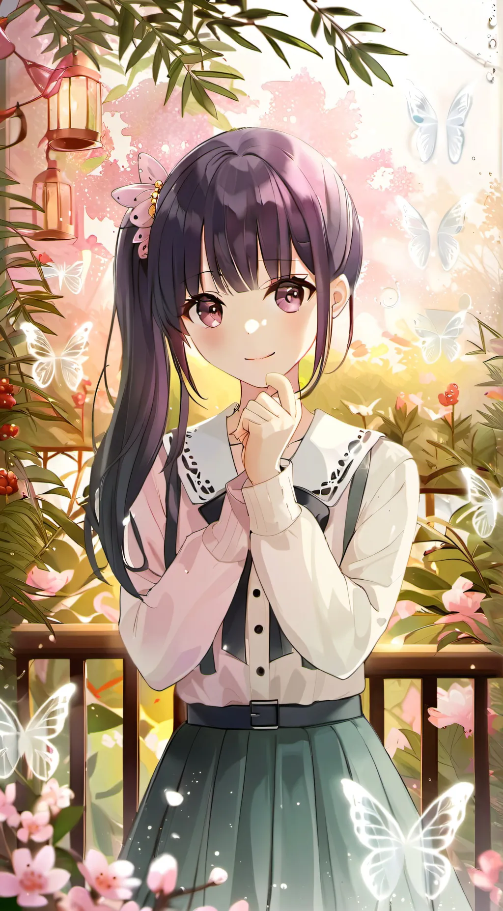 ai character: 🌸🩷Kanao Tsuyuri🩷🌸 background
