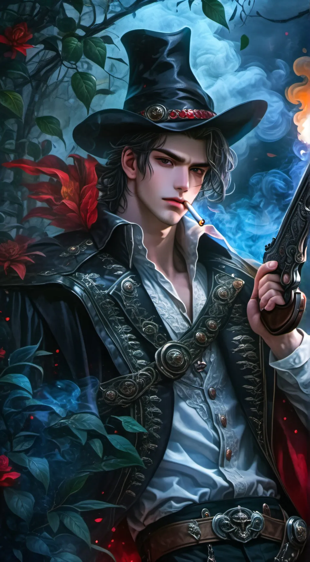 ai character: Harris  background