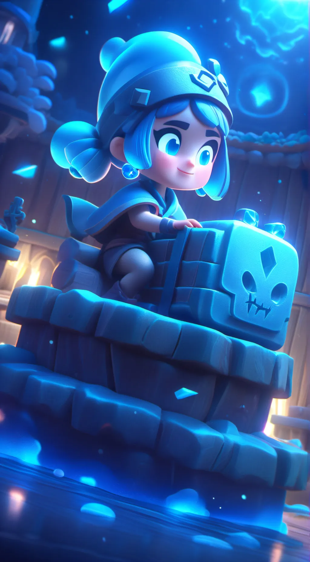 ai character: Hi background