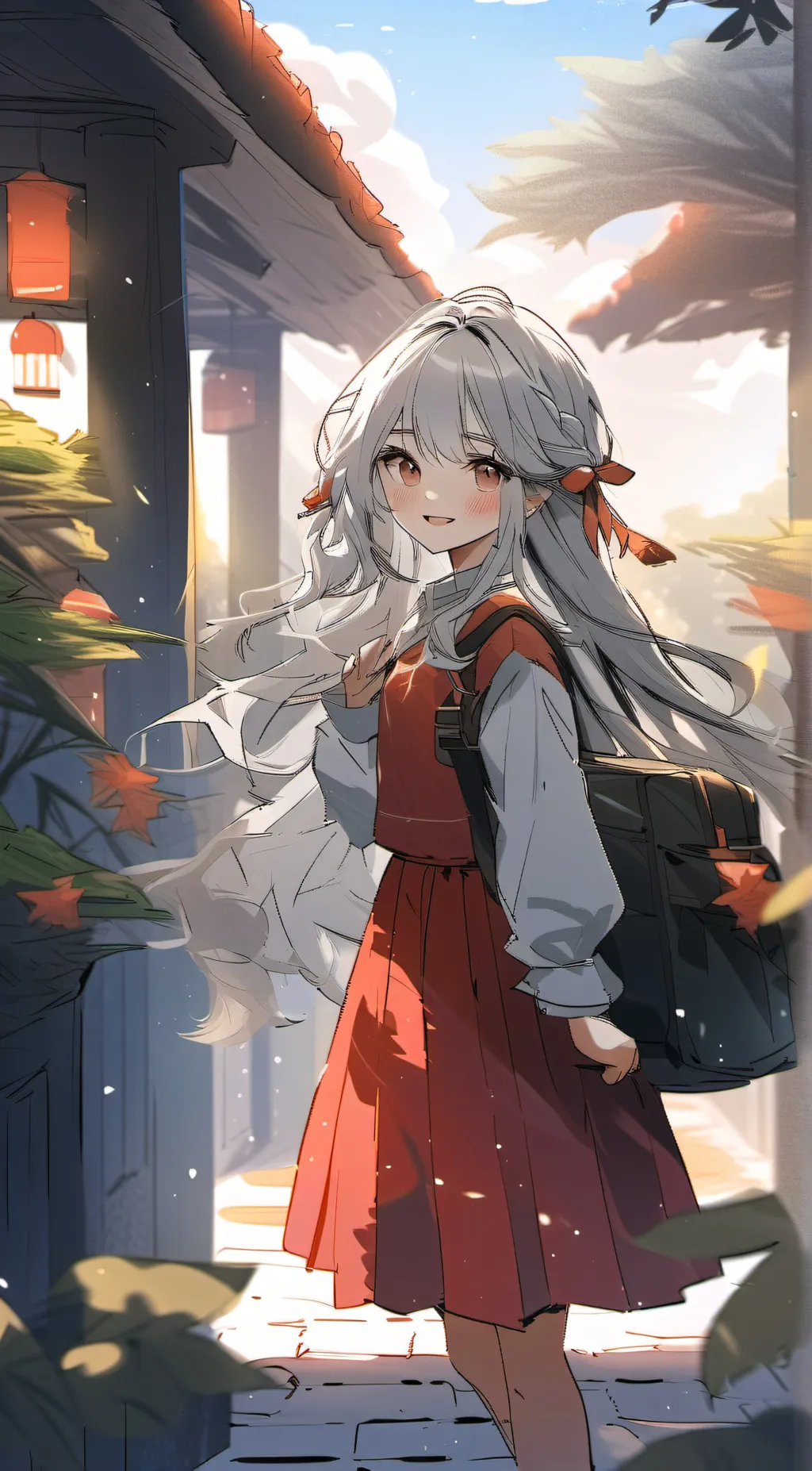 ai character: angel background