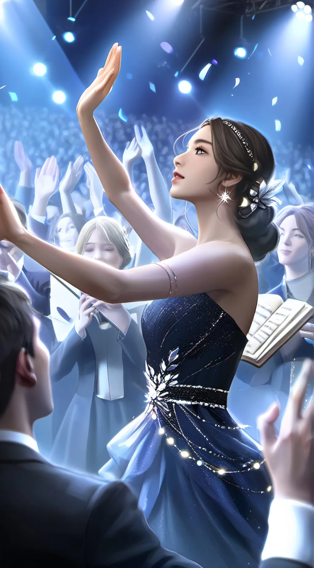 ai character: Evelyn background