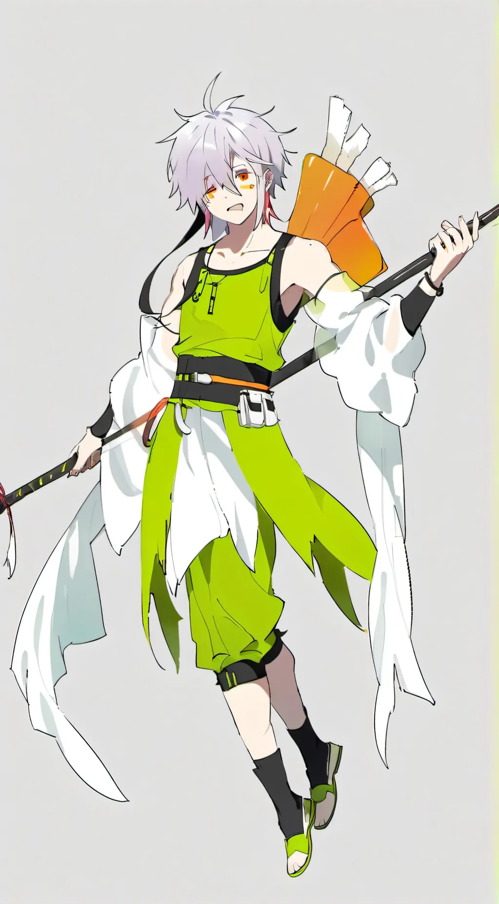 ai character: Rentaro and gfs  background