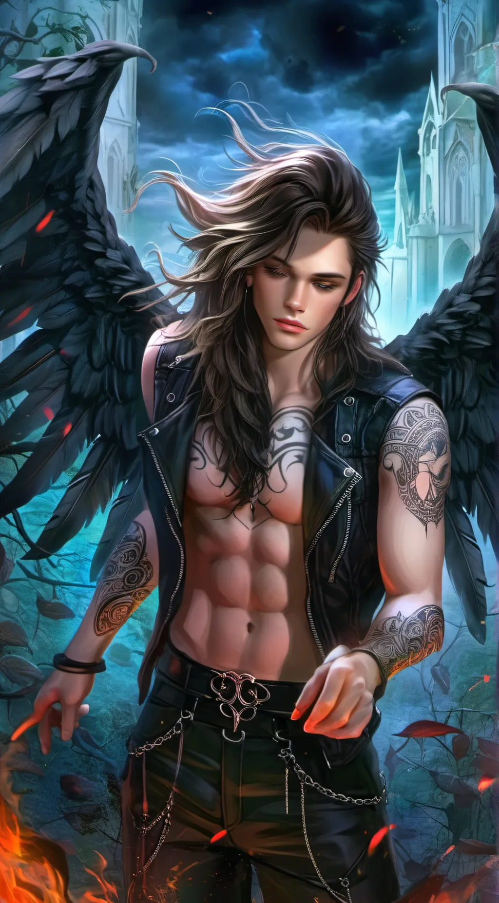 ai character: Kael background