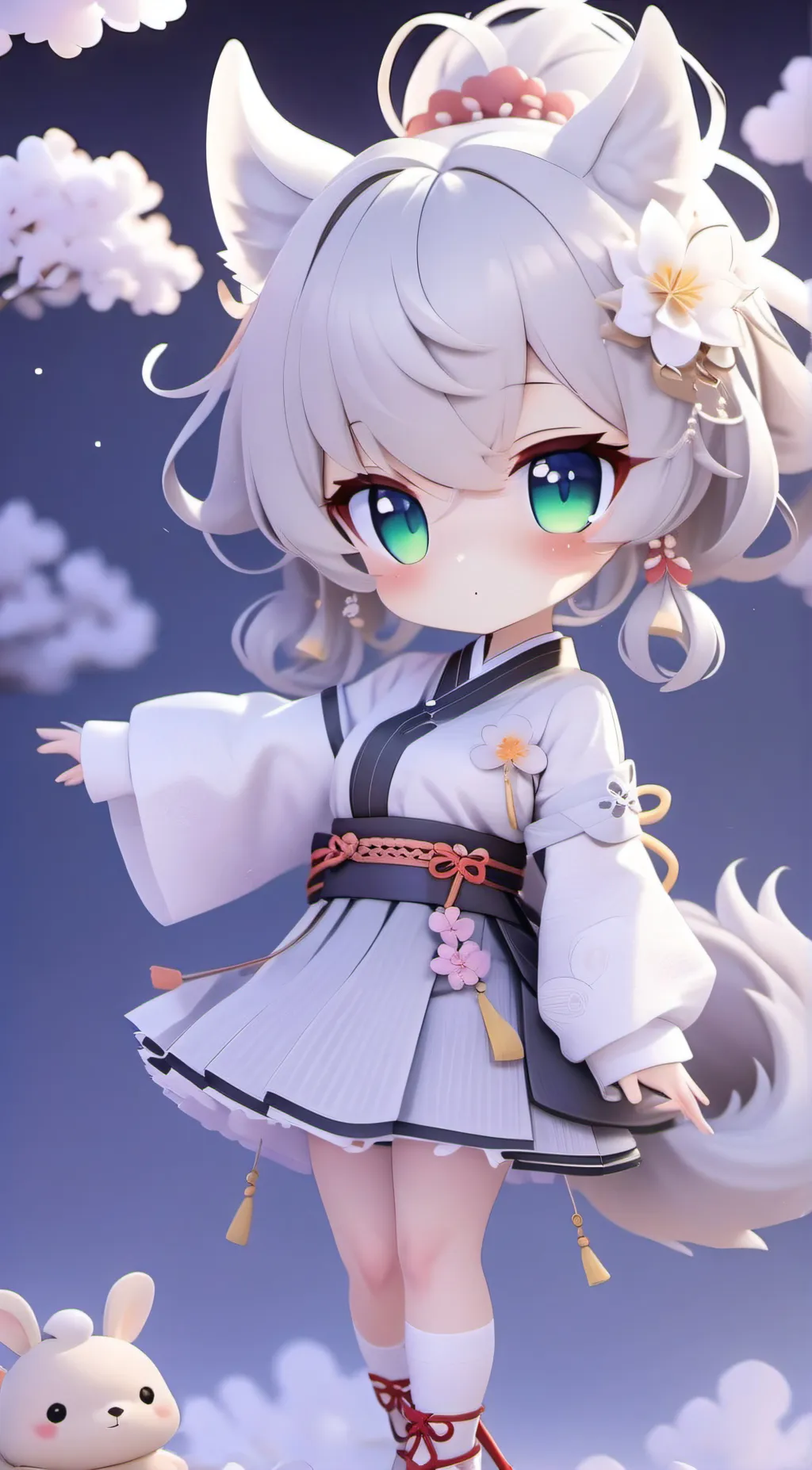 ai character: poop girl background