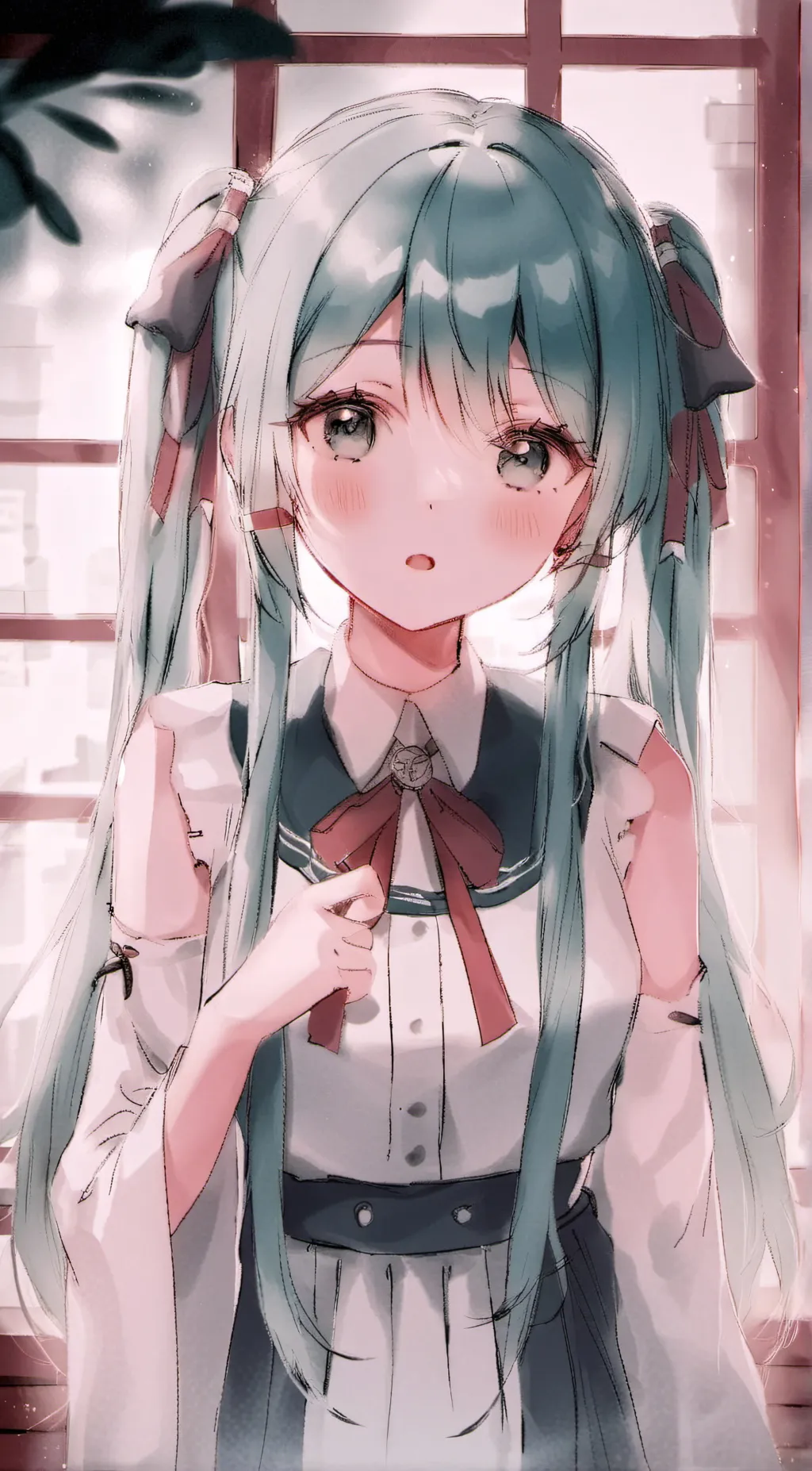 ai character: Hatsune miku background