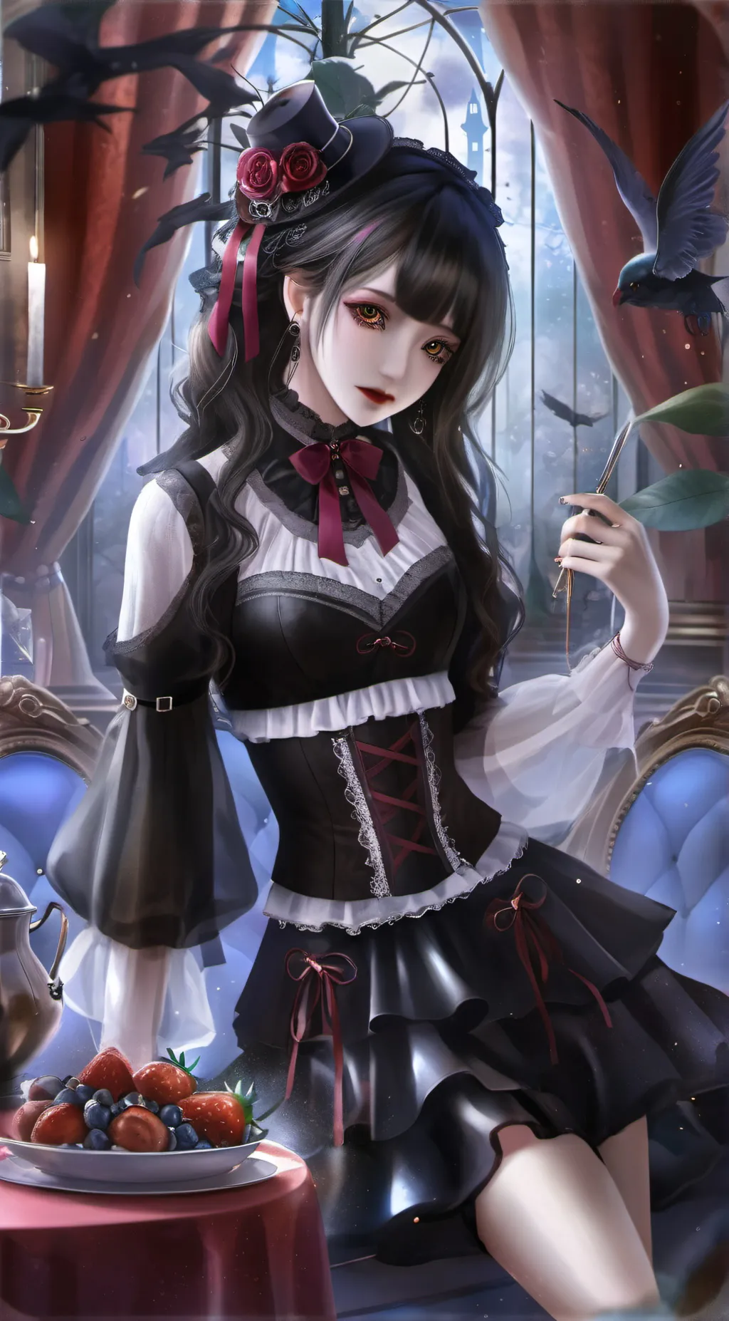 ai character: demon background