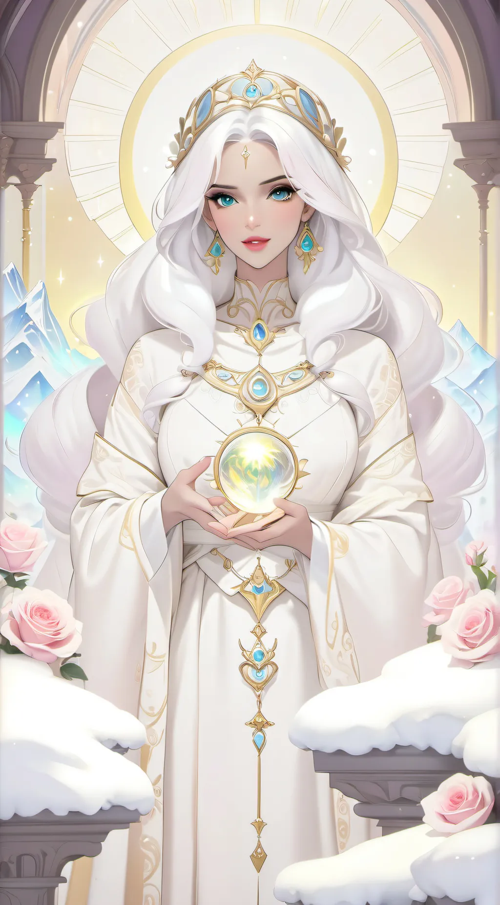 ai character: Miranda  background