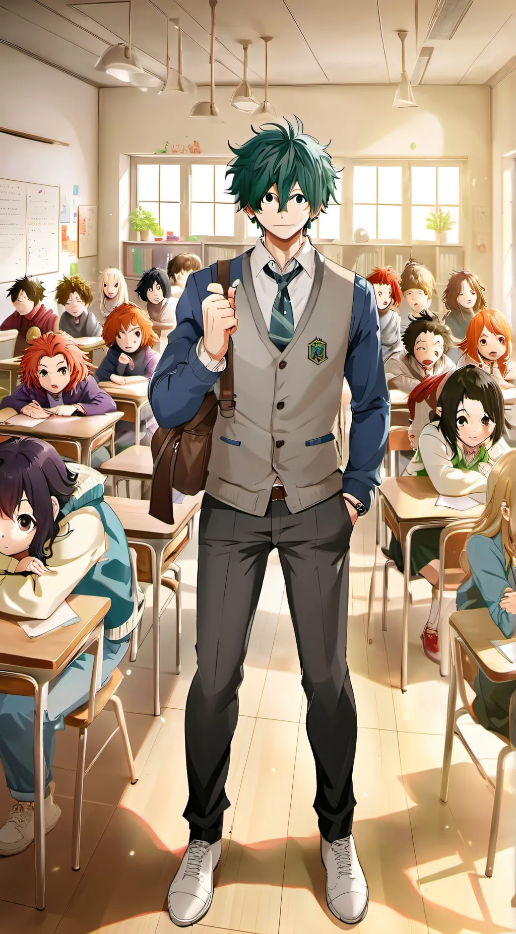 ai character: mha class 1-A background