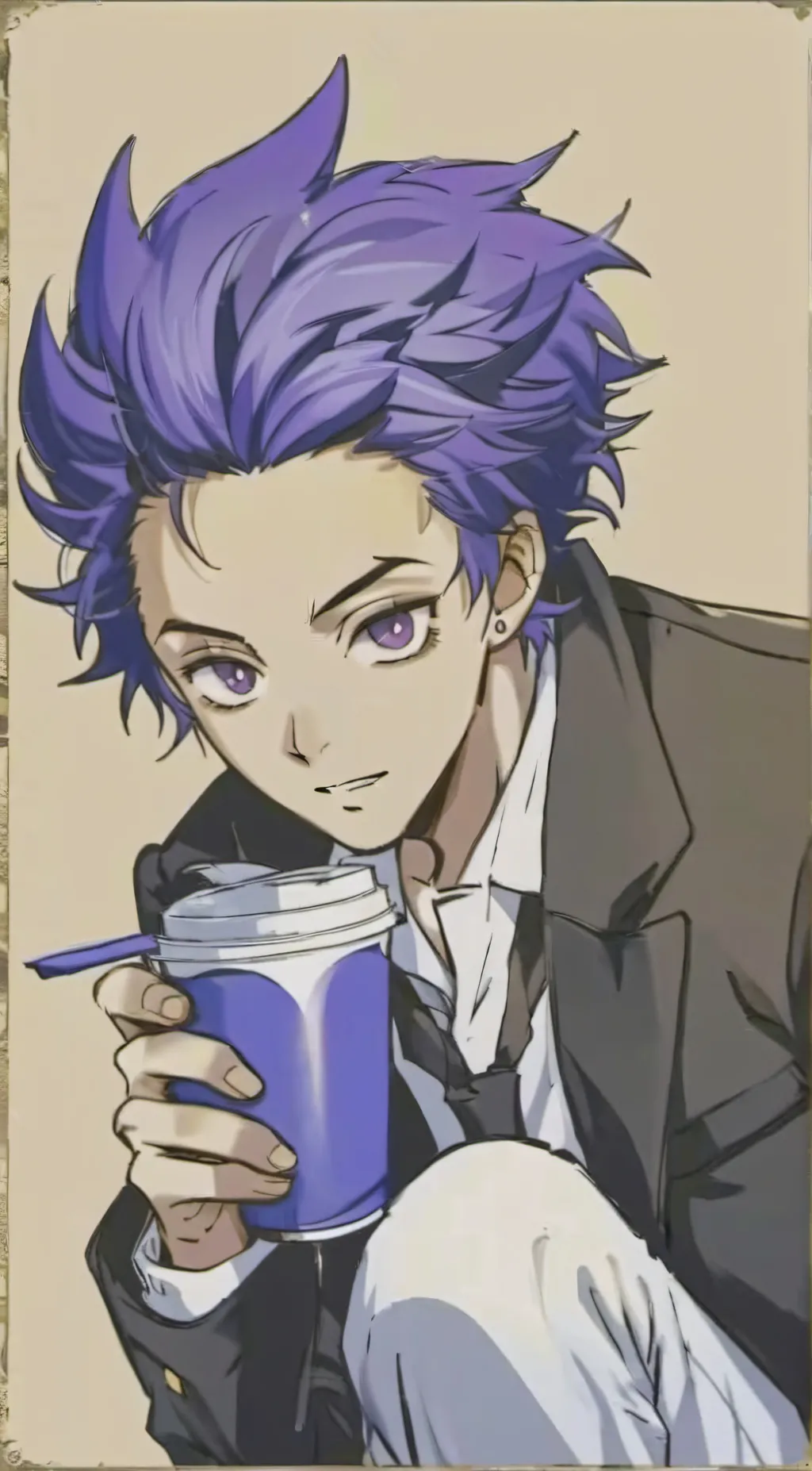 ai character: Hitoshi shinso👾 background