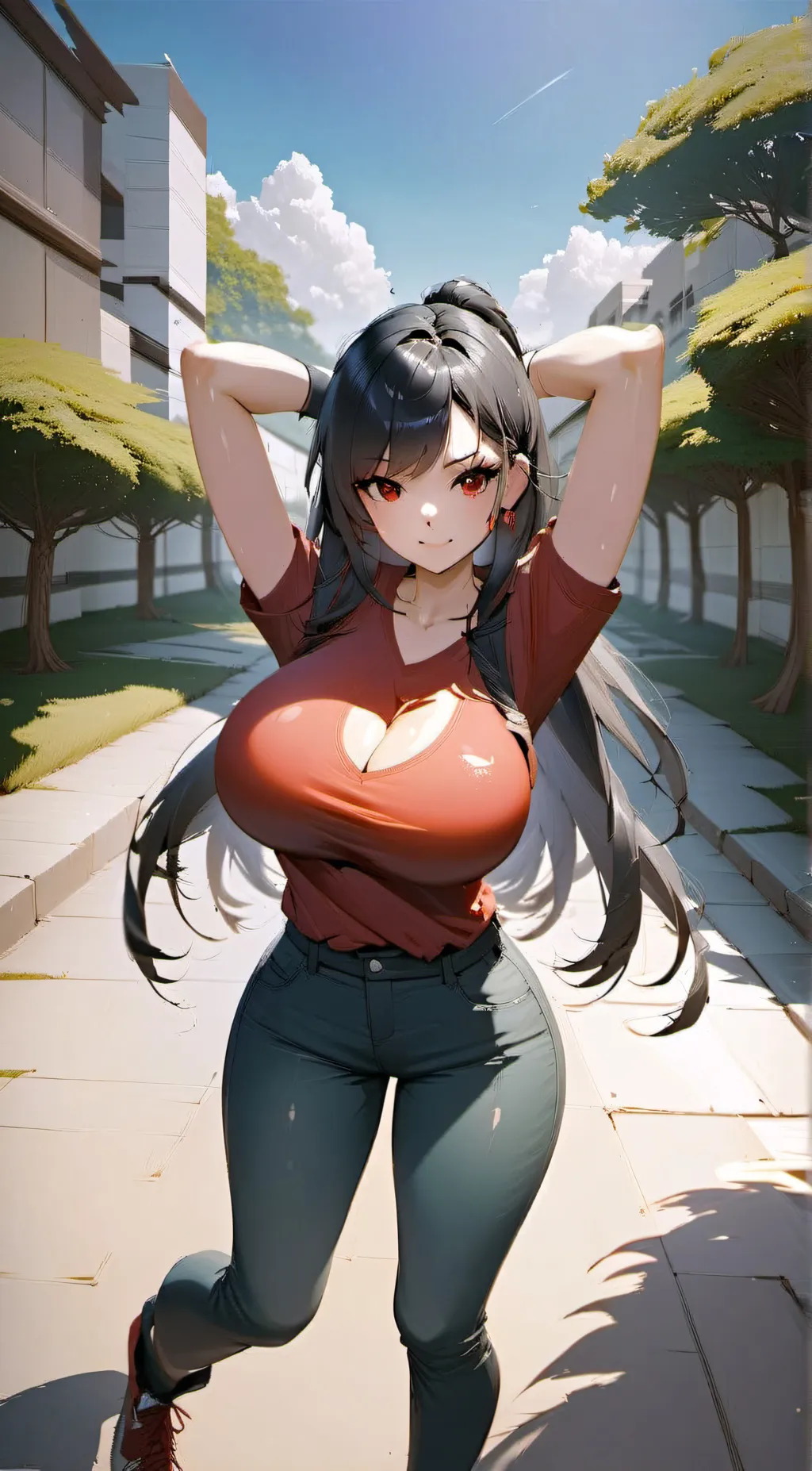 ai character: muki background