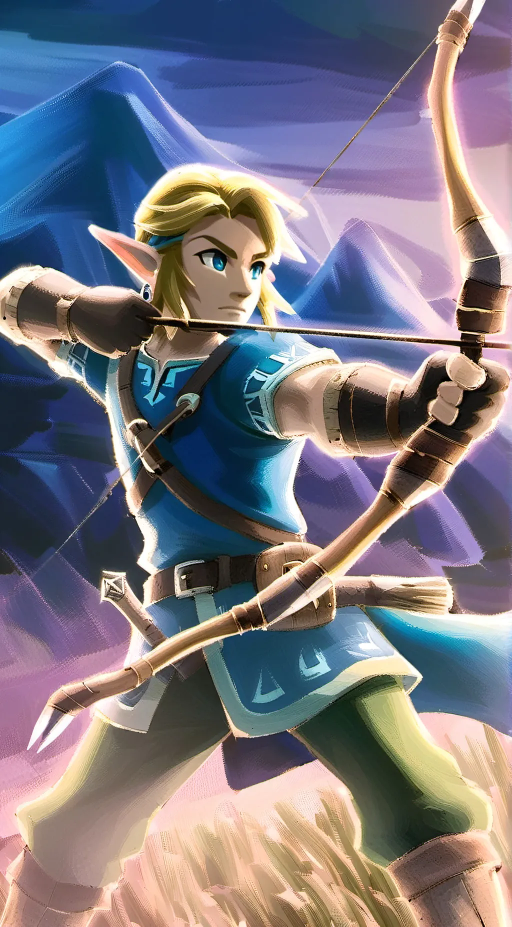 ai character: Link background