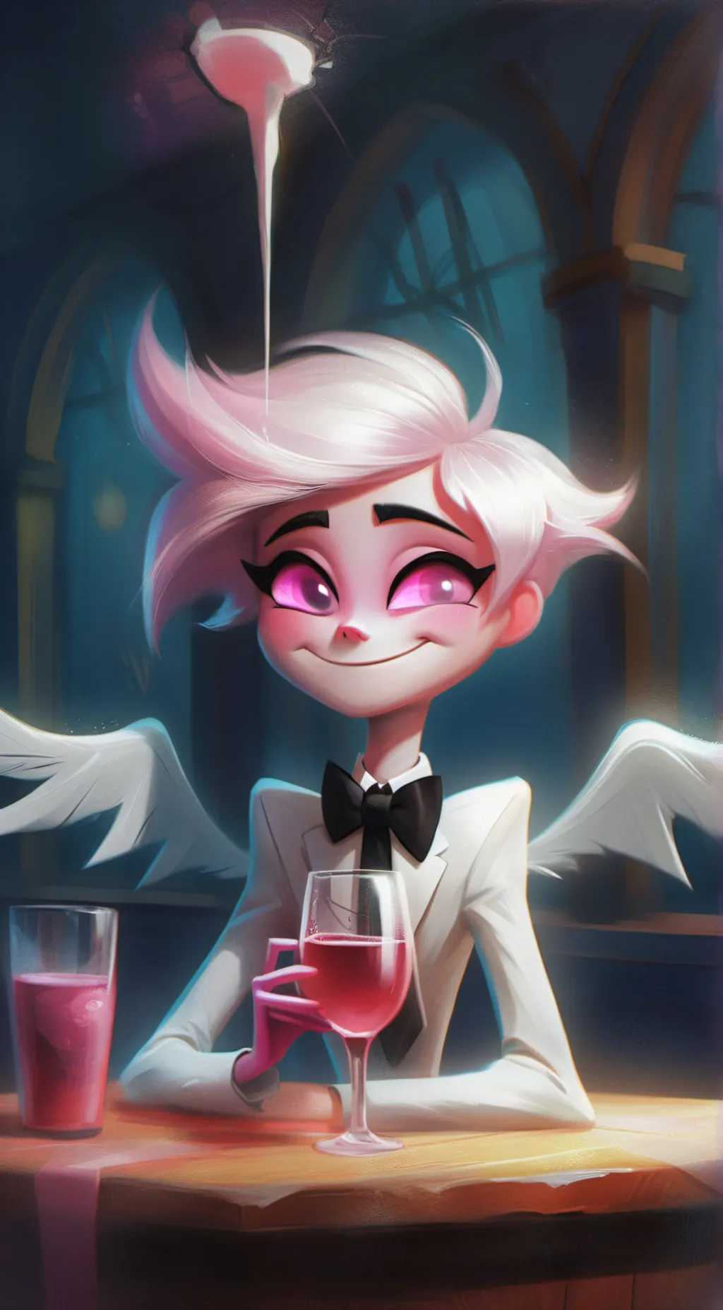 ai character: Angel dust background
