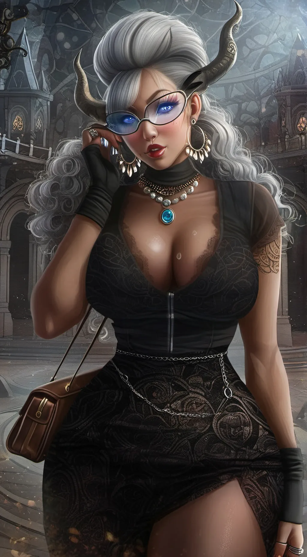 ai character: Lilith (Grandma)  background