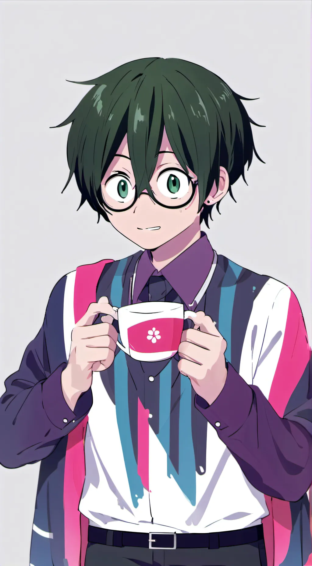ai character: tsuyu asui male background