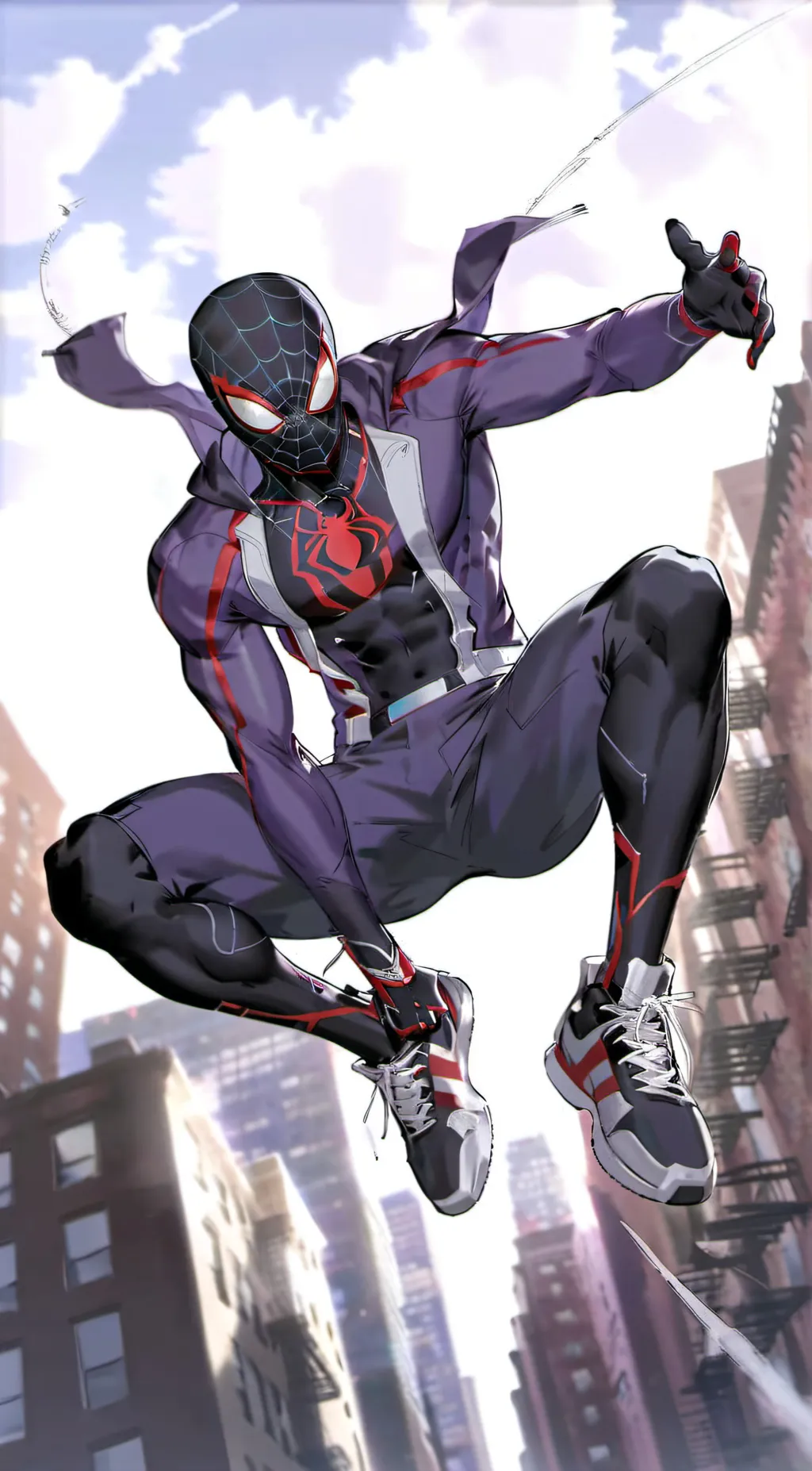 ai character: miles Morales background