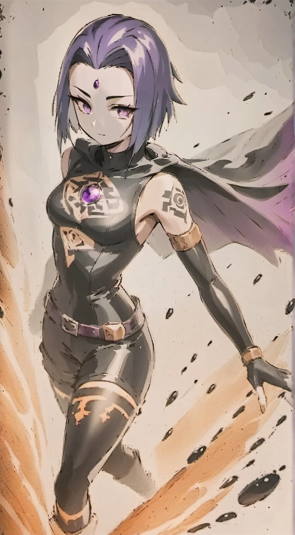 ai character: Raven  background