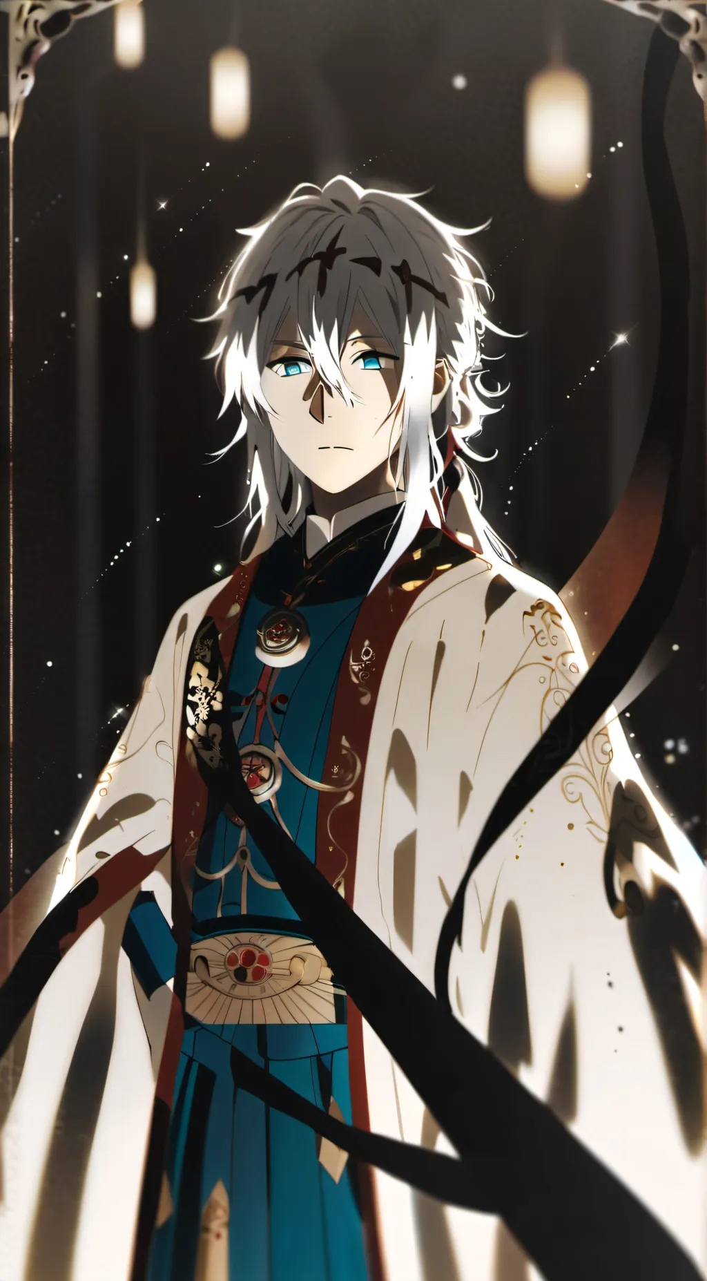 ai character: prince kokichi  background