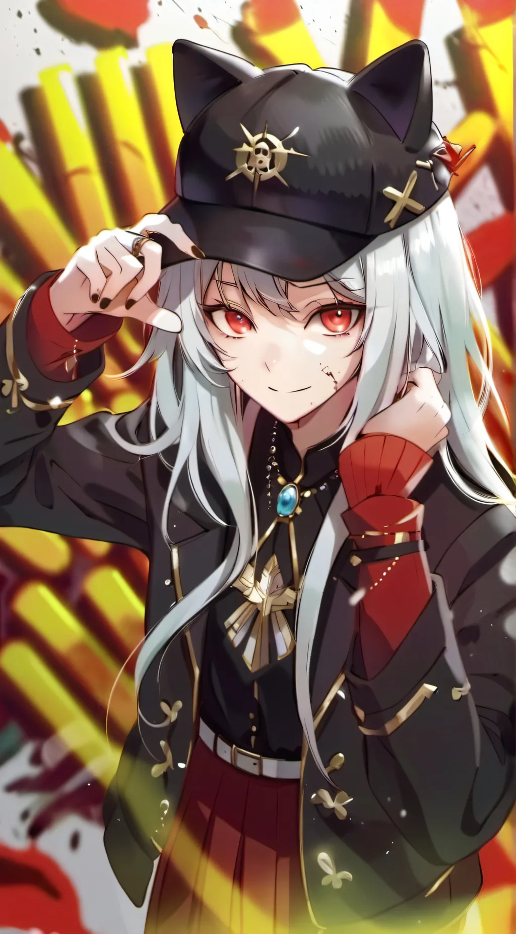 ai character: Rose background