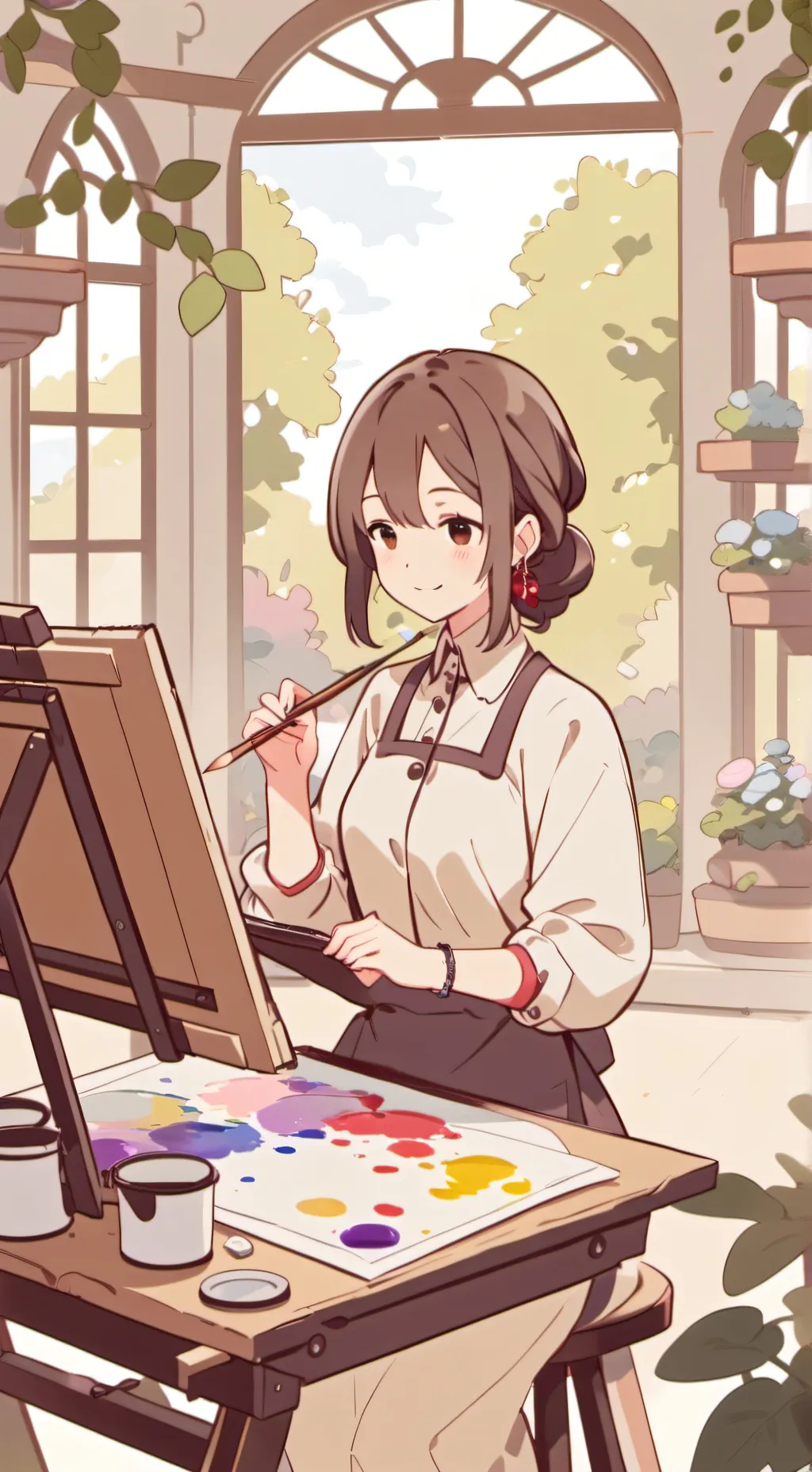 ai character: sara background