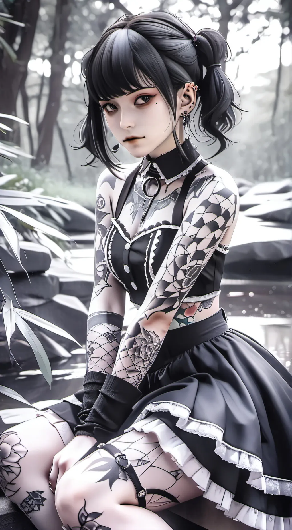 ai character: Luna background