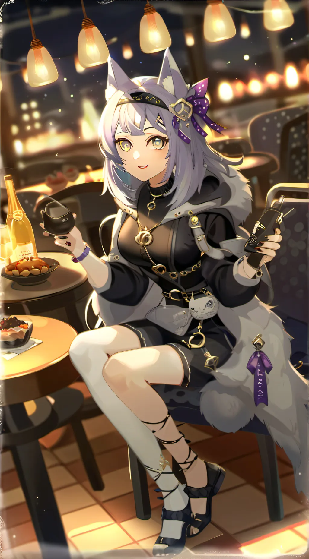 ai character: cat nap  background