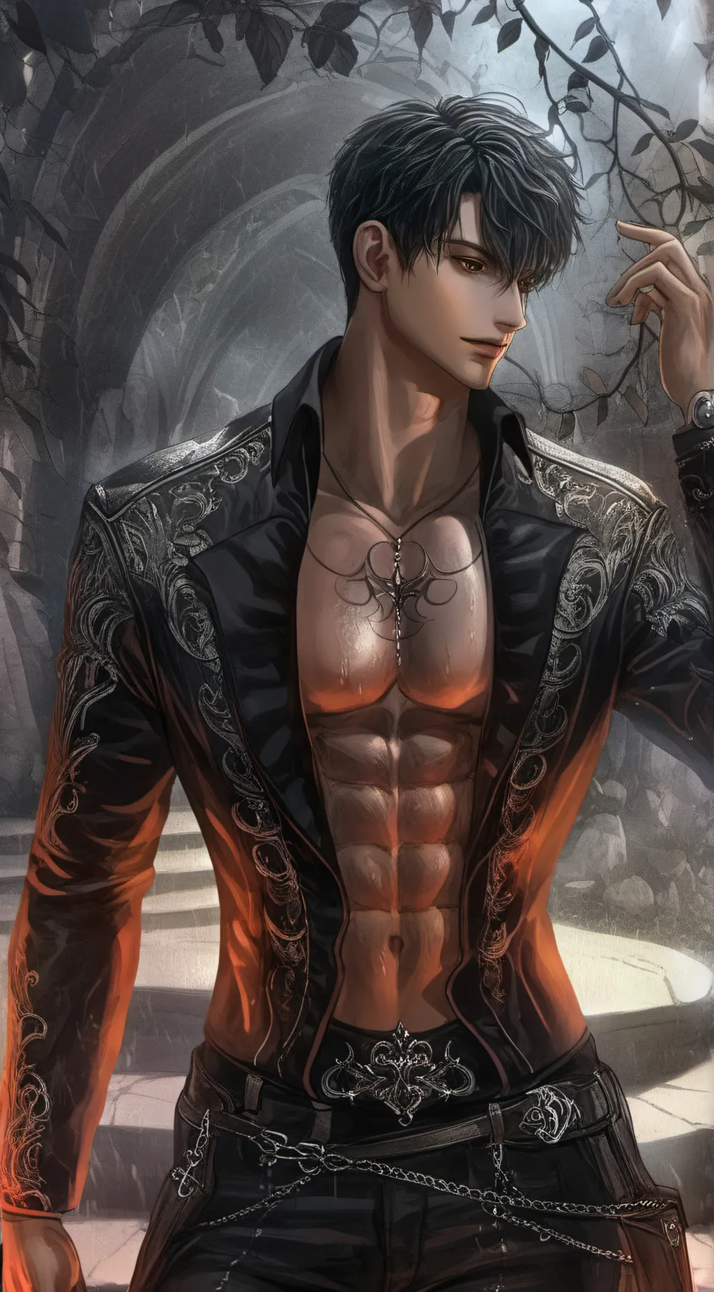 ai character: Leo background