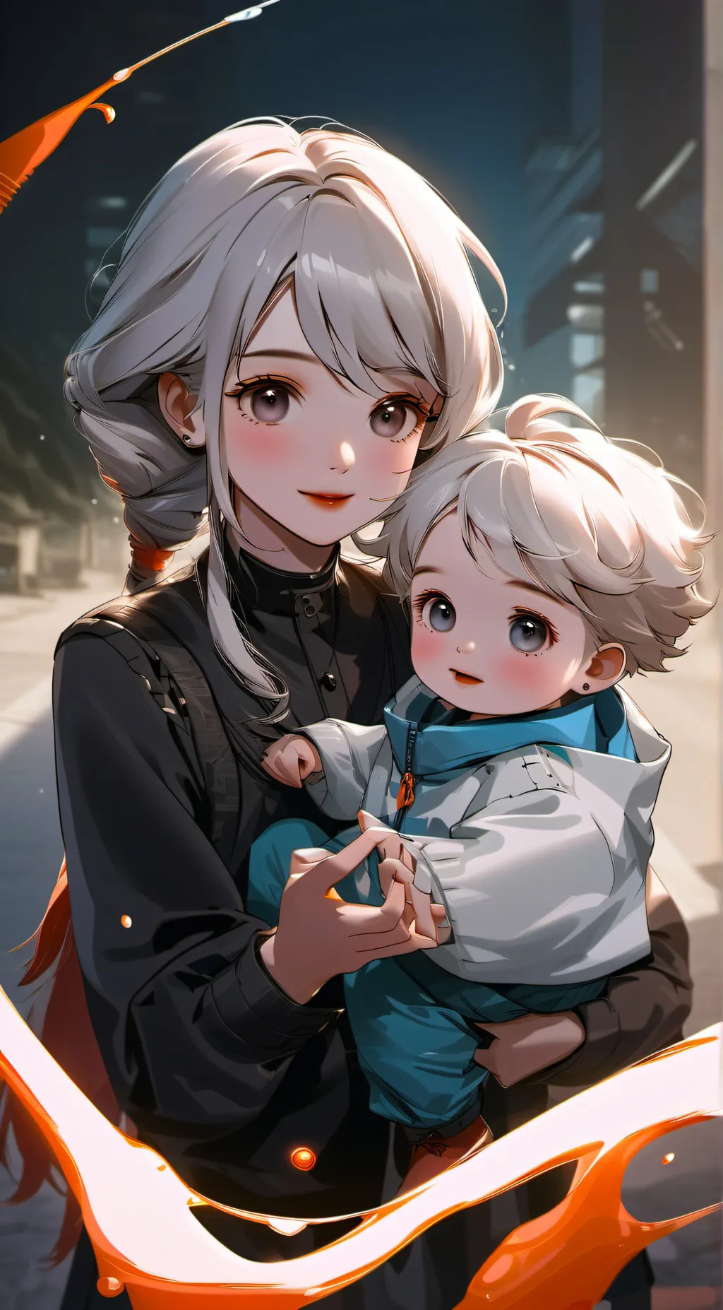 ai character: babysitter  background