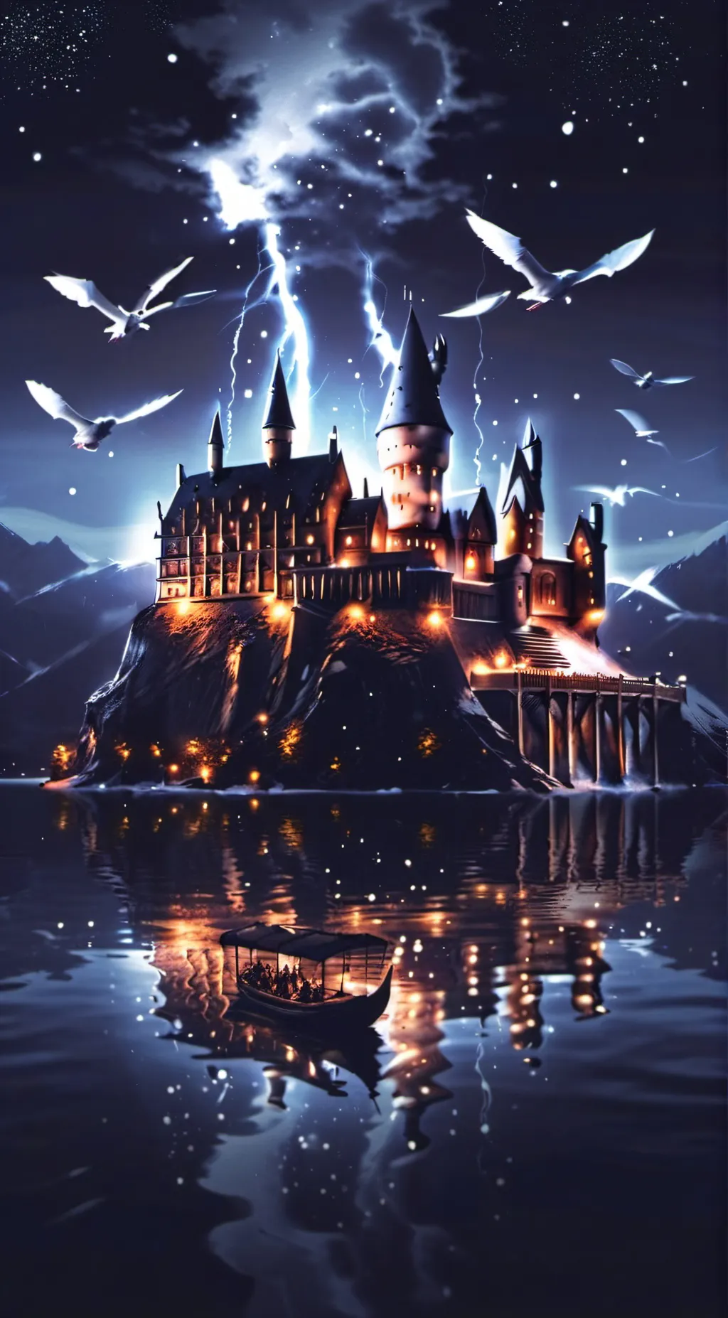 ai character: Hogwarts background