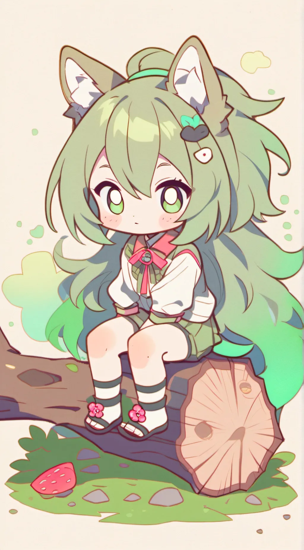ai character: Angela  background