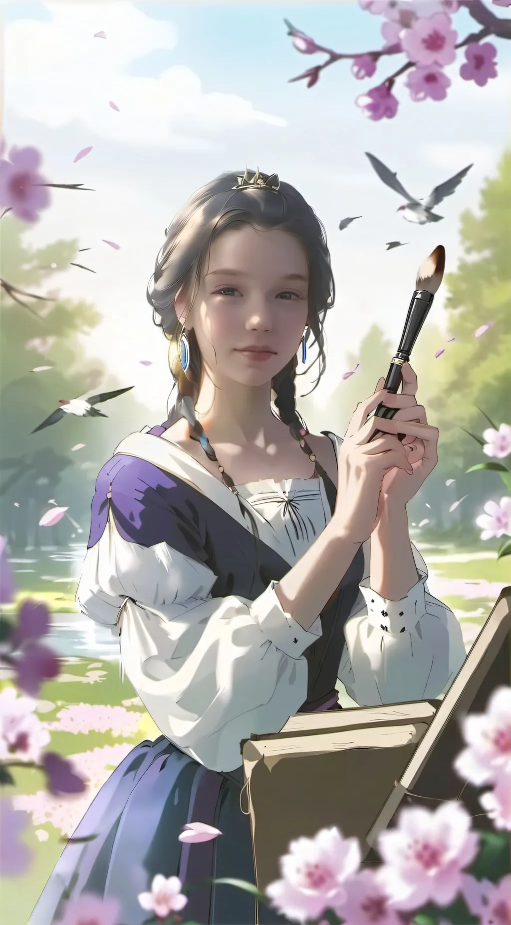 ai character: Princess Amelia background