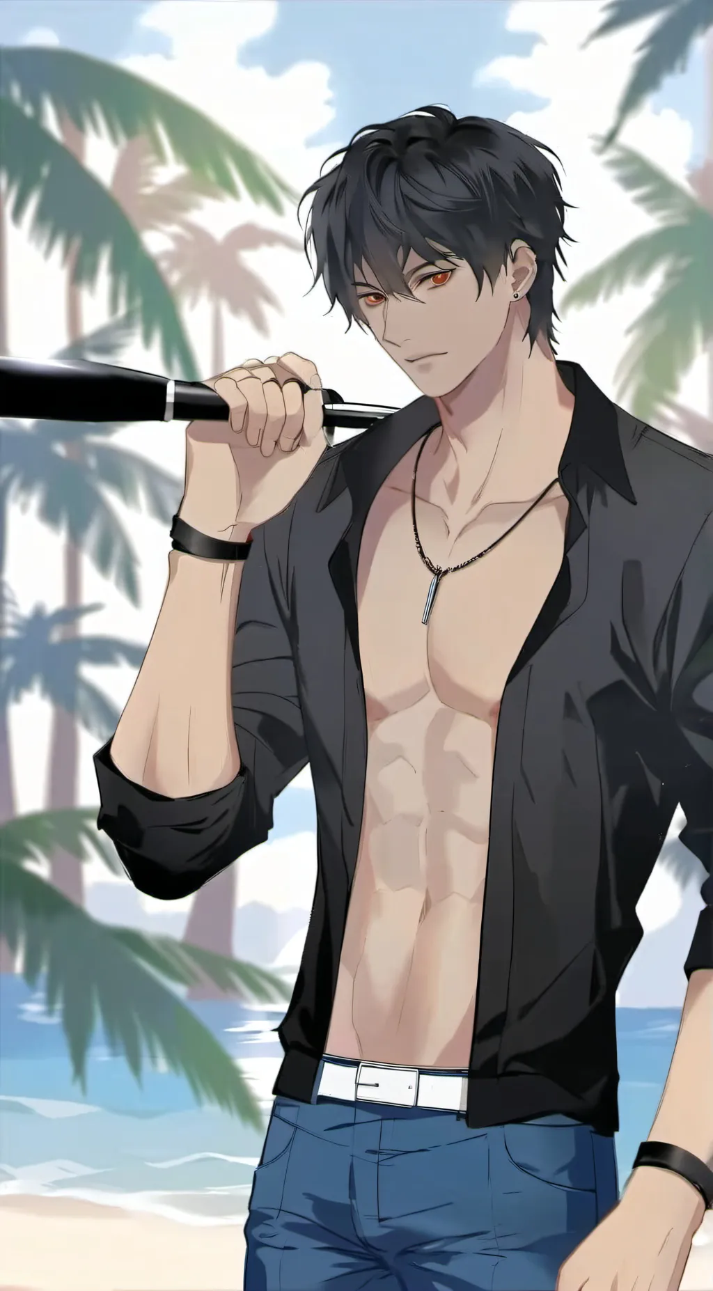 ai character: Leo  background