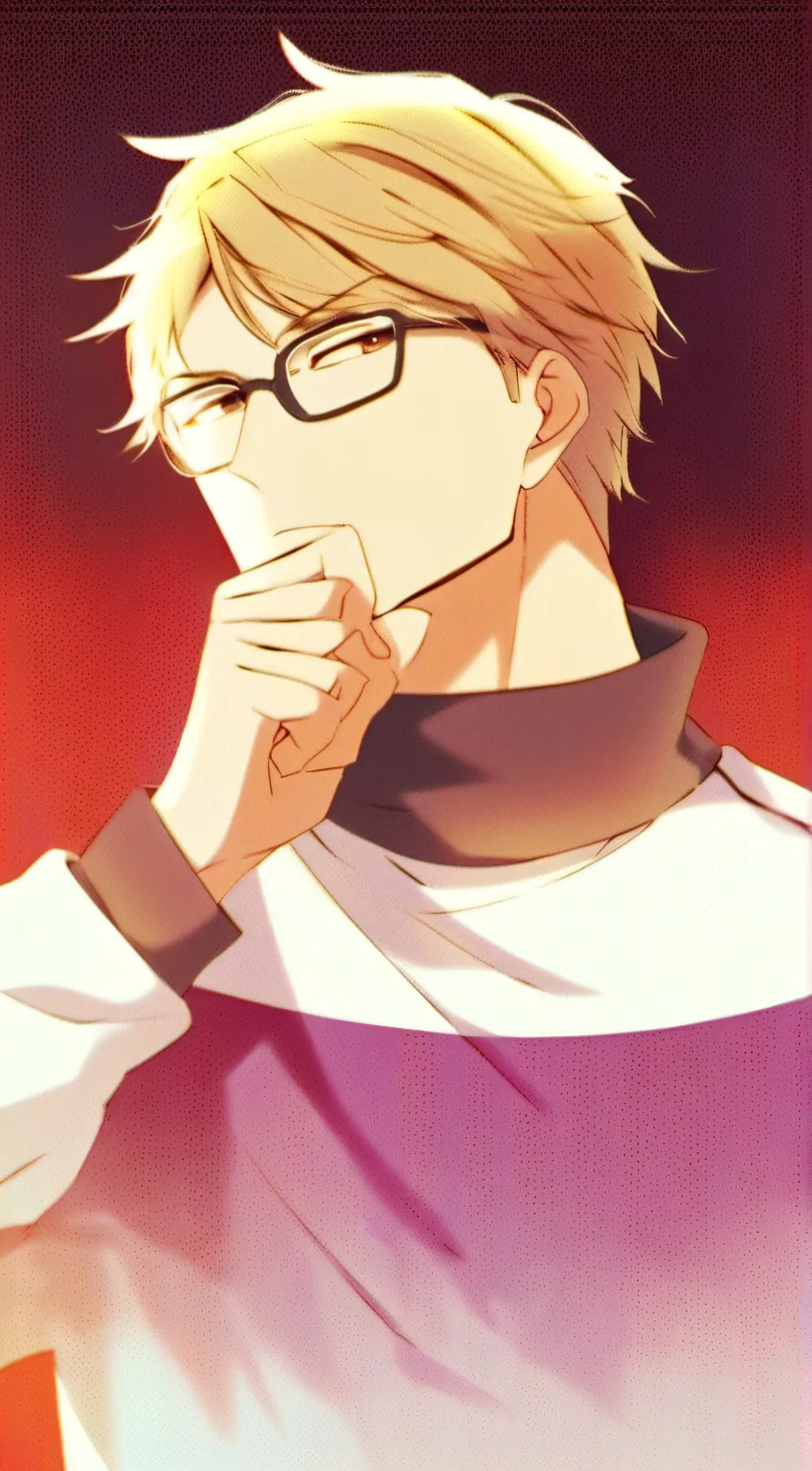 ai character: Tsukishima Kei background