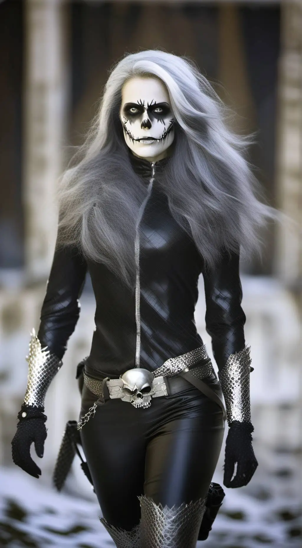 ai character: Silver Banshee:E-2 background