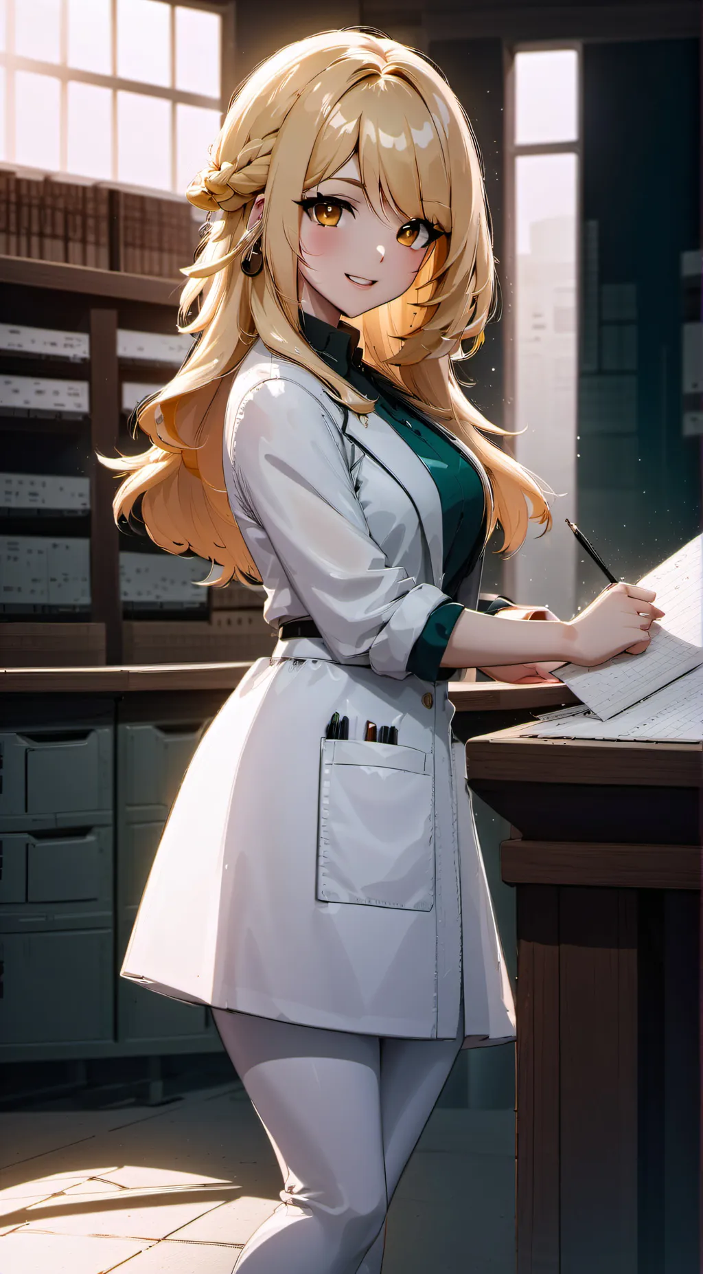ai character: Sapphire background