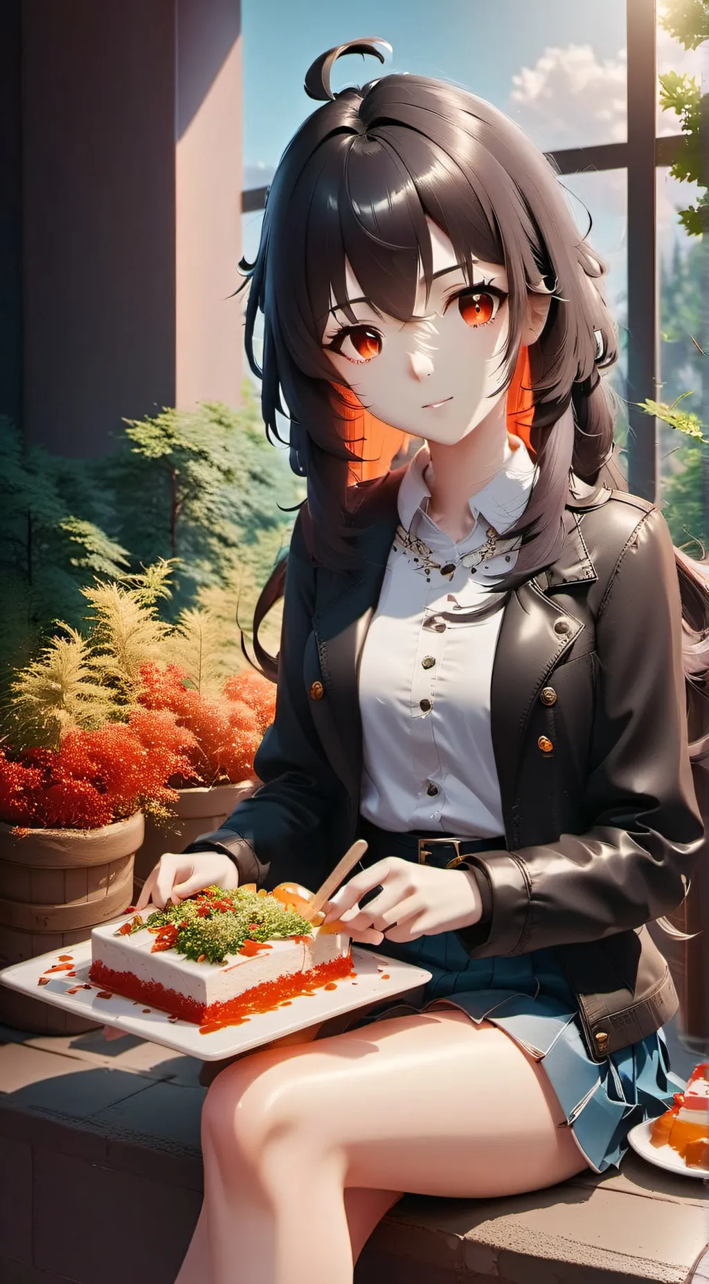 ai character: Mia background