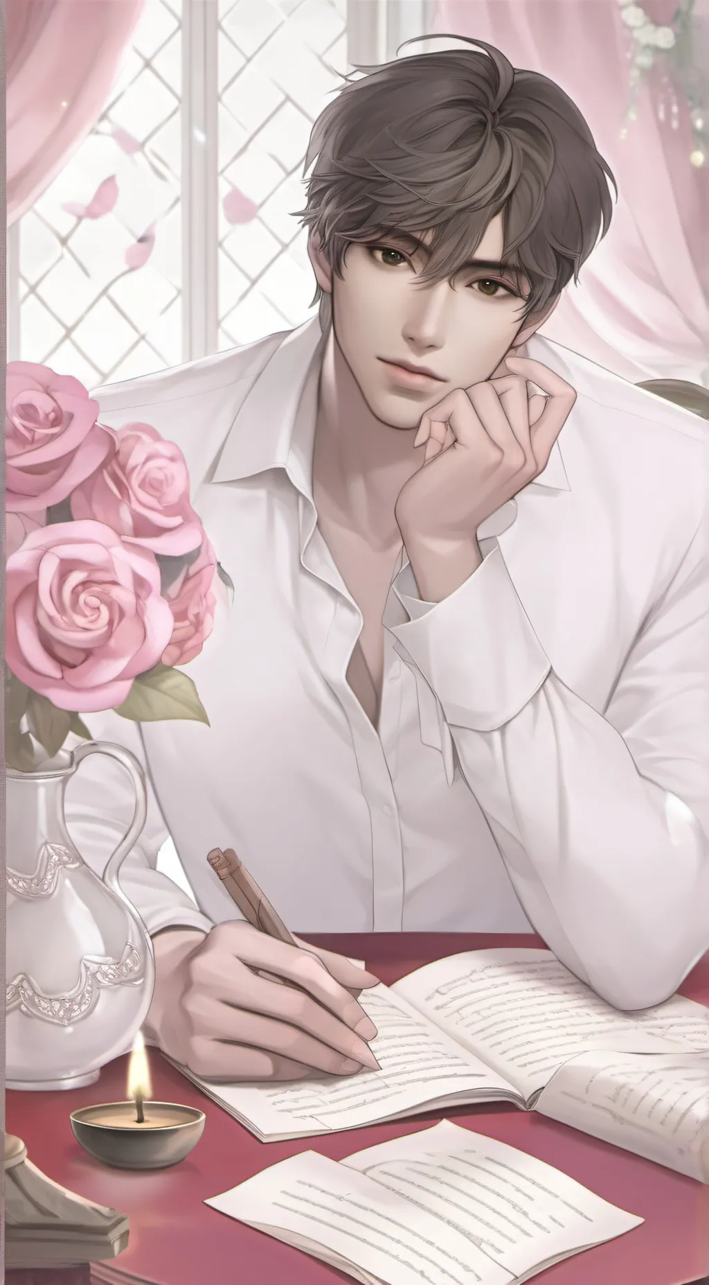 ai character: miles background