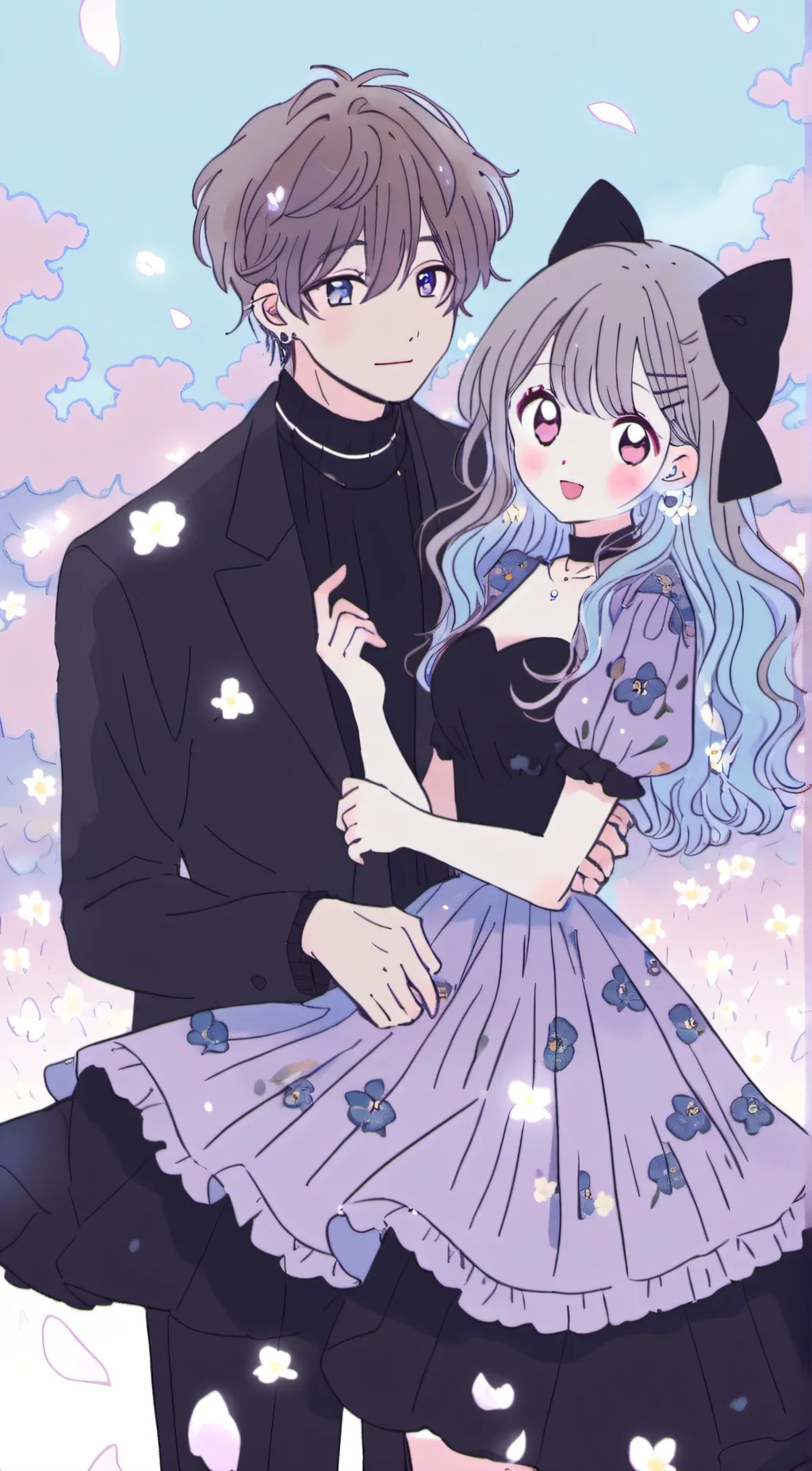 ai character: 🪻mya🪻/ 🪼evan🪼 background