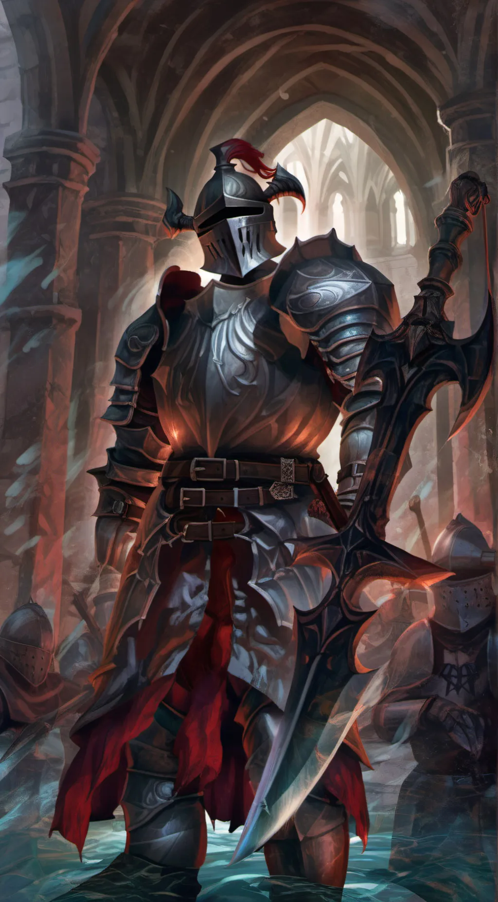 ai character: the Dark Knight  background