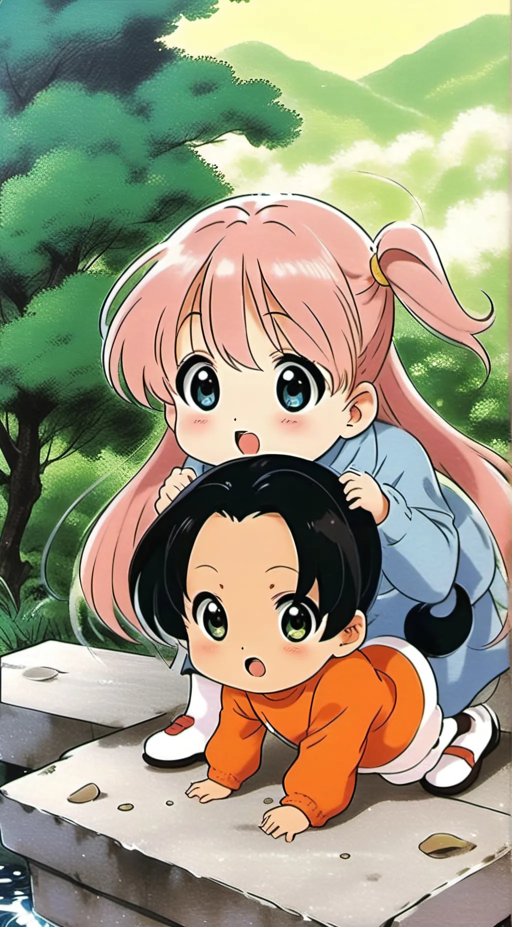 ai character: HH babysit background
