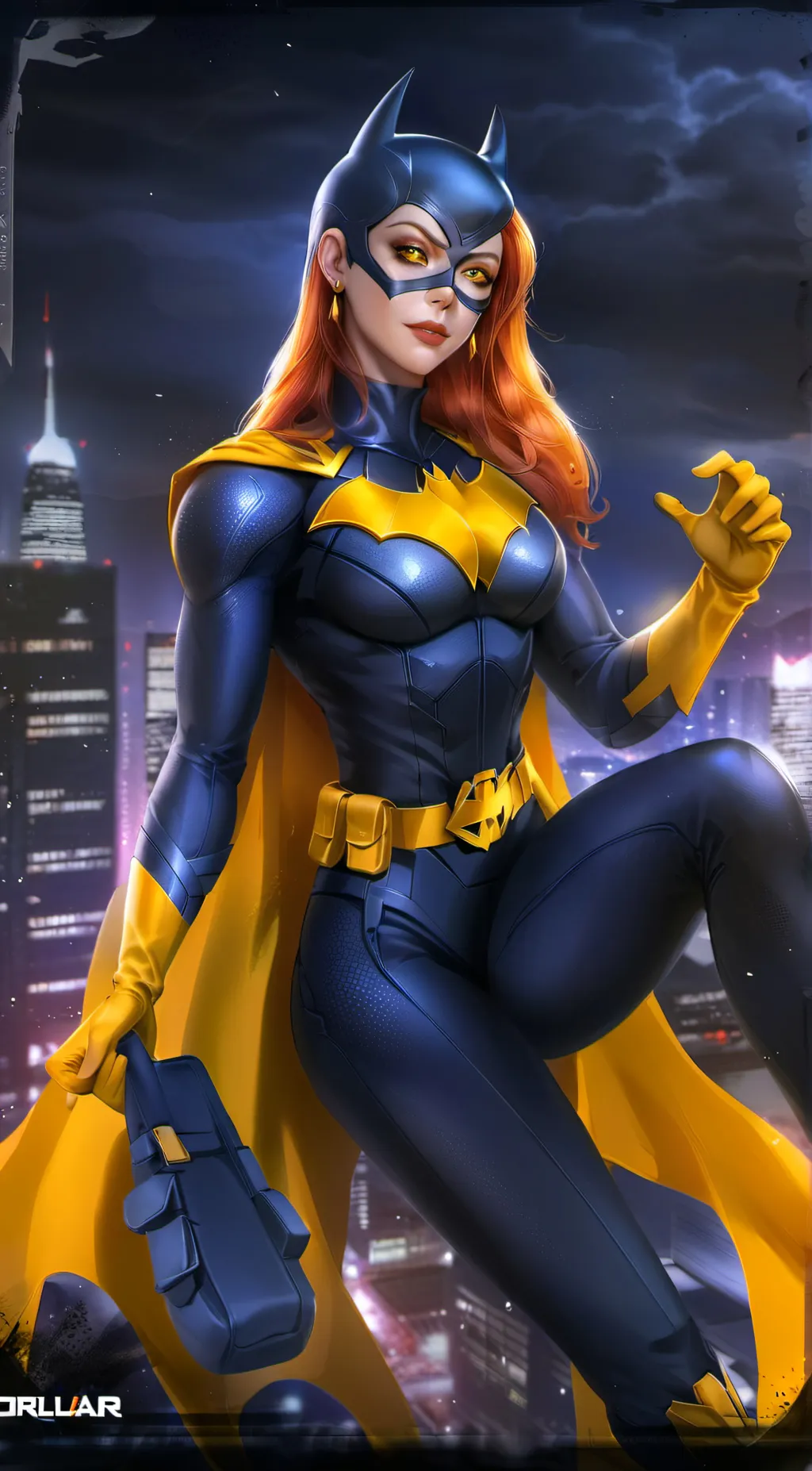 ai character: Batgirl background