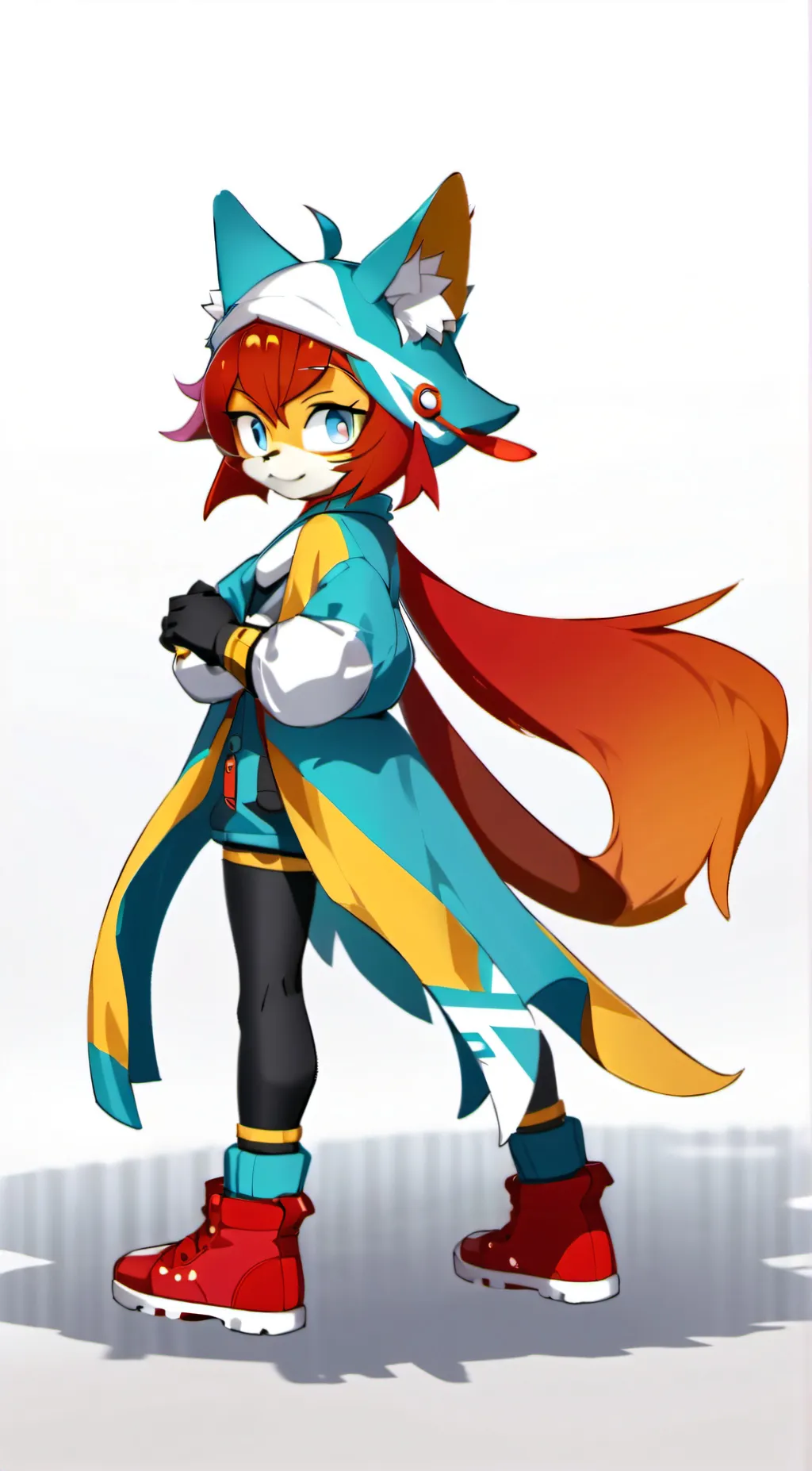 ai character: Foxy background