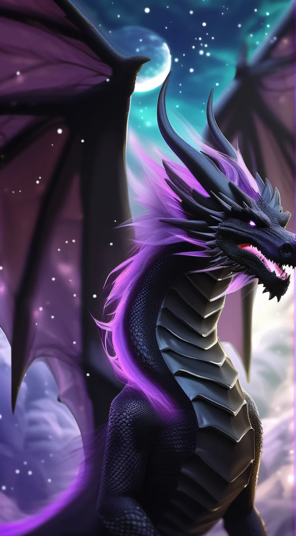 ai character: Star drop background