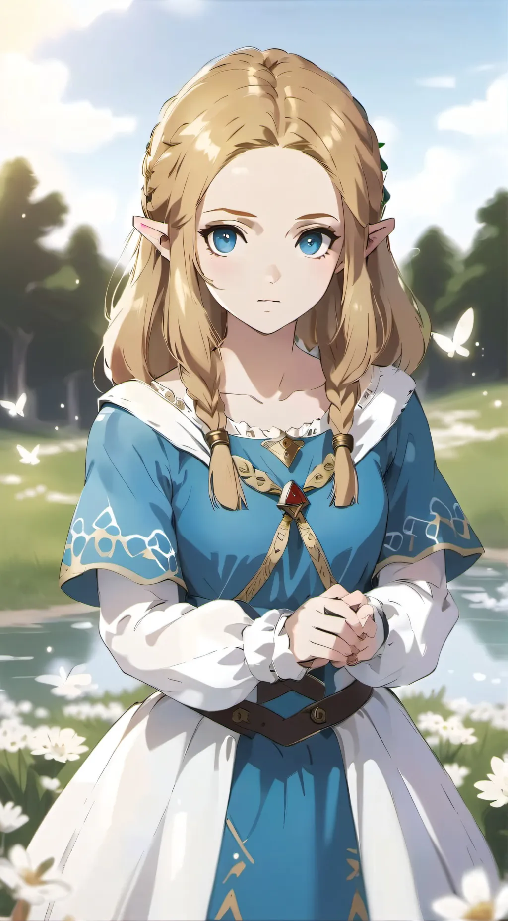 ai character: Zelda background