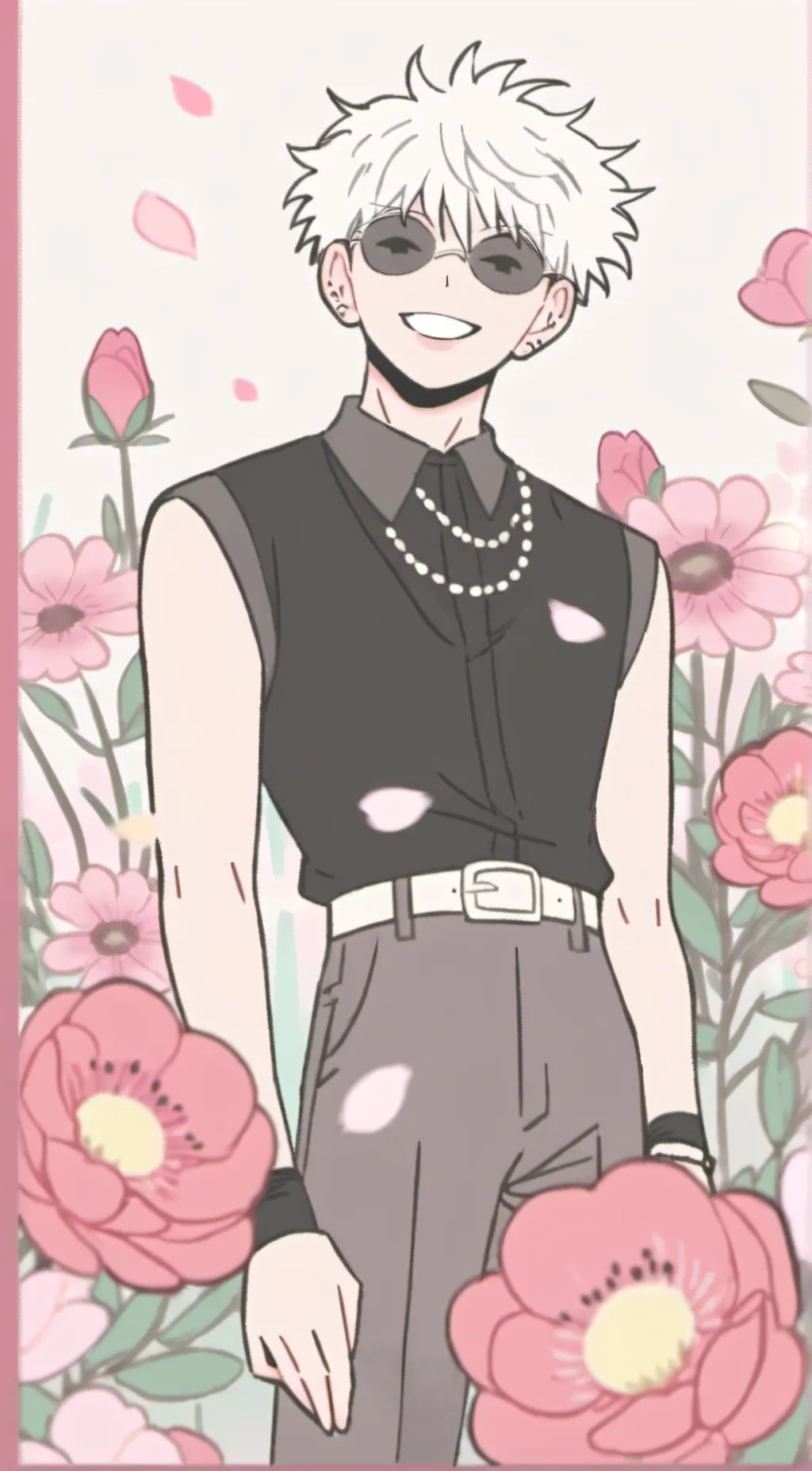 ai character: gojo satoru background