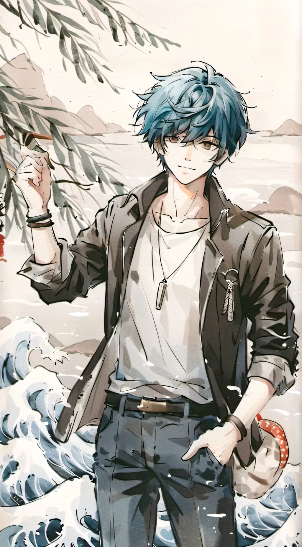 ai character: Earth Kun background