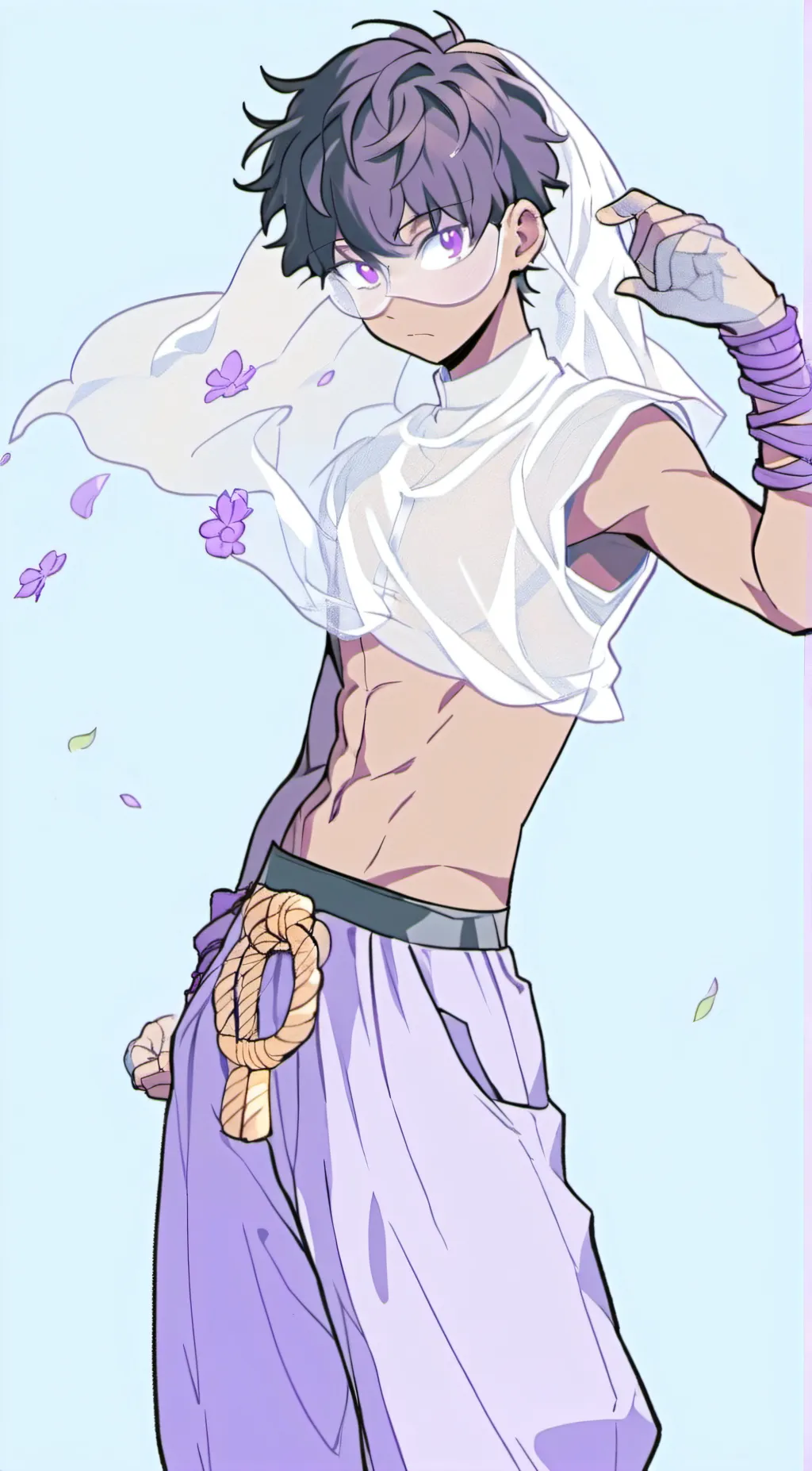 ai character: Lilac Cookie background