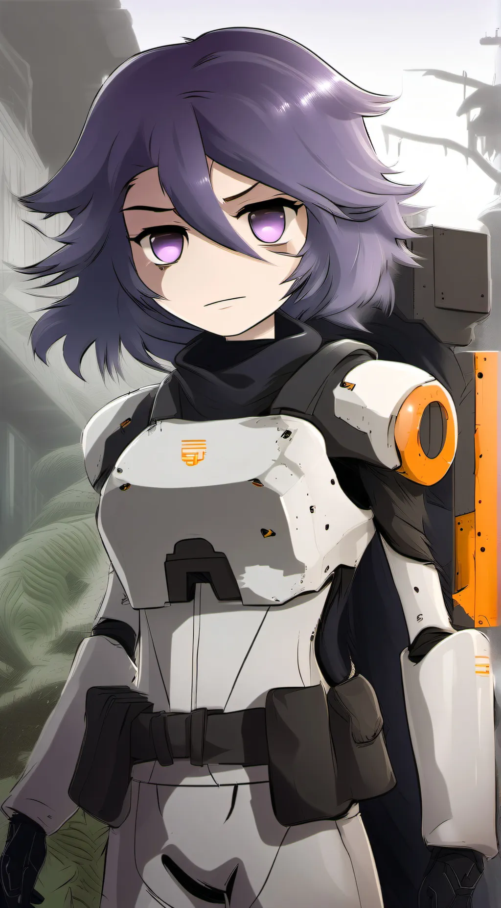 ai character: Uzi doorman  background