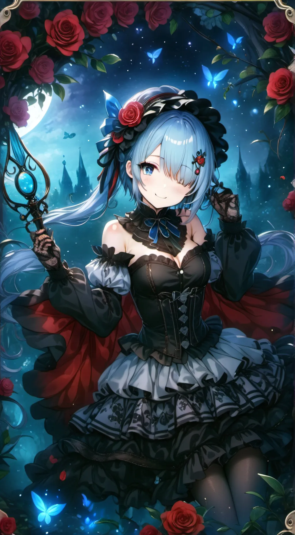 ai character: Rem background