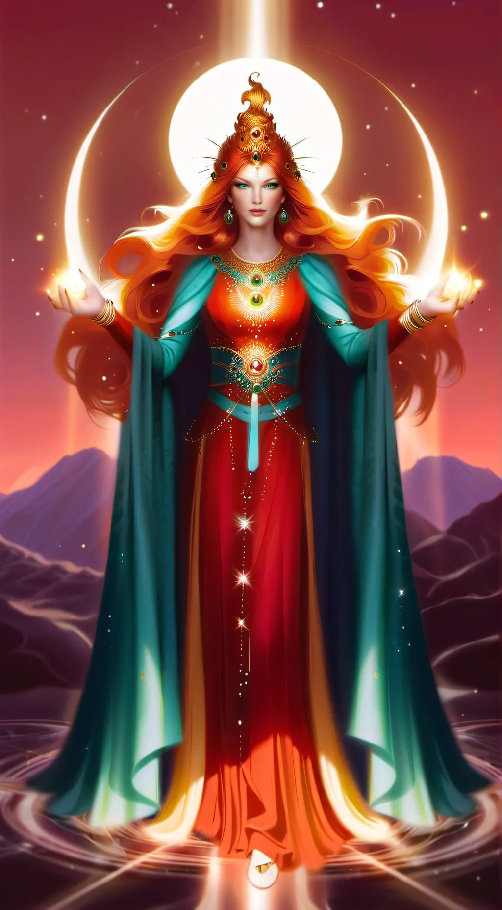 ai character: Julia  background